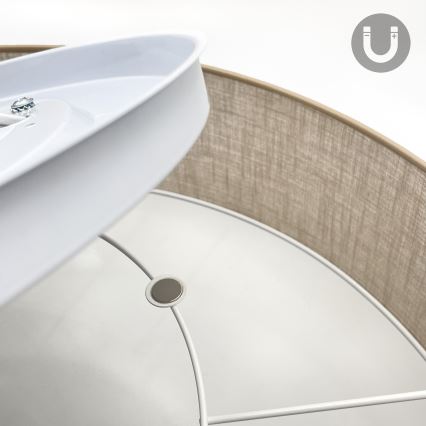 Brilagi - LED Stropní svítidlo SIRIJA 6xE27/15W/230V pr. 80 cm béžová