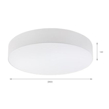 Brilagi - LED Stropní svítidlo SIRIJA 6xE27/15W/230V pr. 80 cm bílá
