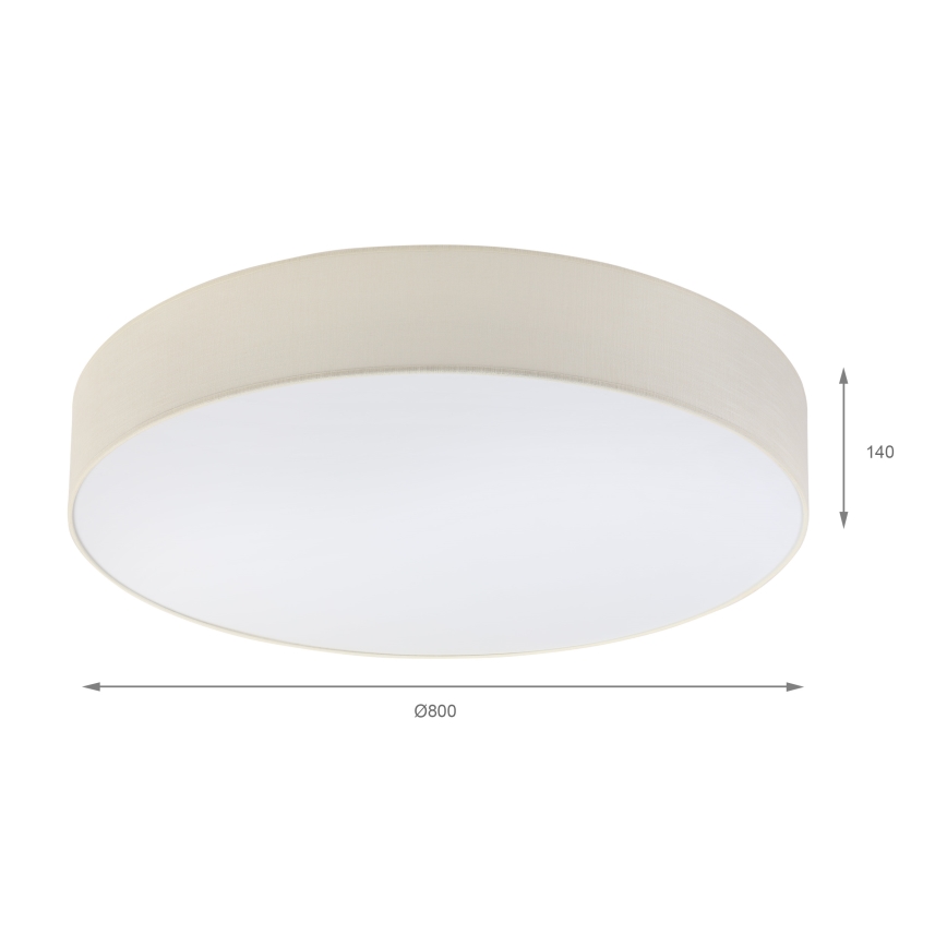 Brilagi - LED Stropní svítidlo SIRIJA 6xE27/15W/230V pr. 80 cm krémová