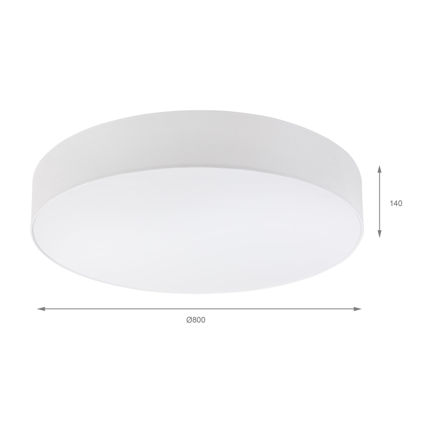 Brilagi - LED Stropní svítidlo SIRIJA 6xE27/60W/230V pr. 80 cm bílá