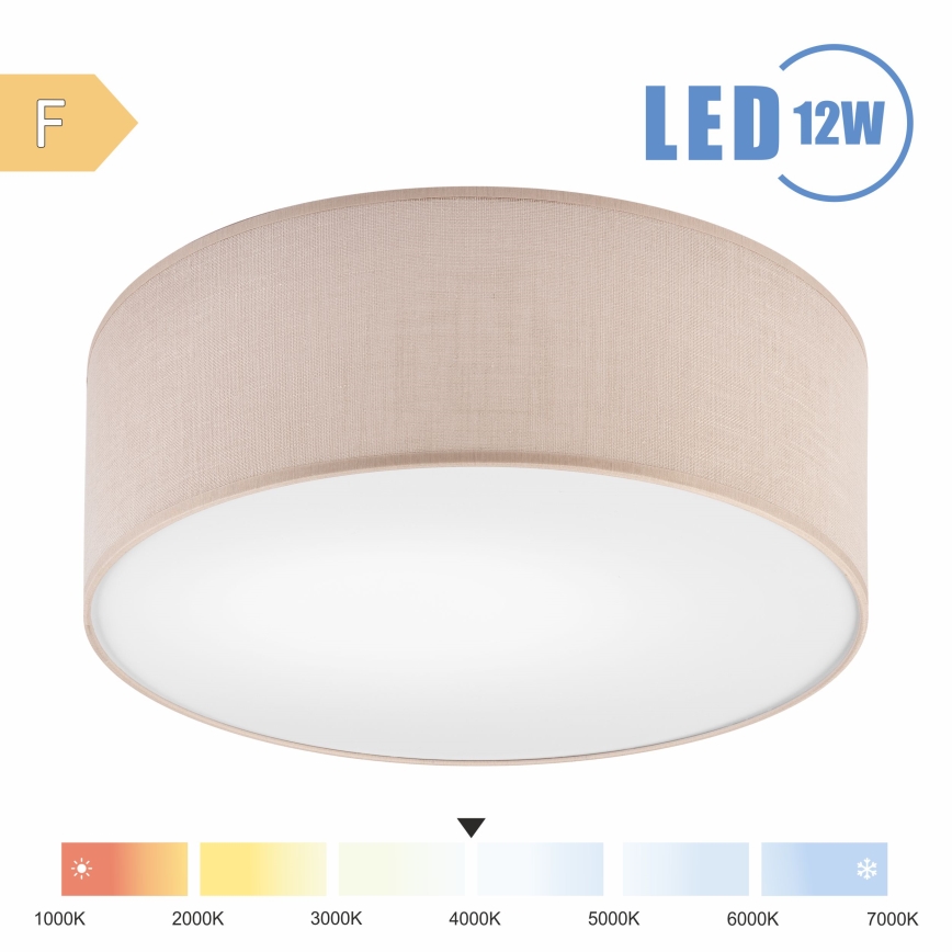 Brilagi - LED Stropní svítidlo SIRIJA LED/12W/230V pr. 35 cm béžová