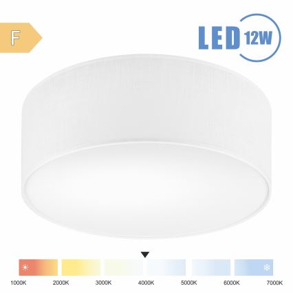 Brilagi - LED Stropní svítidlo SIRIJA LED/12W/230V pr. 35 cm bílá