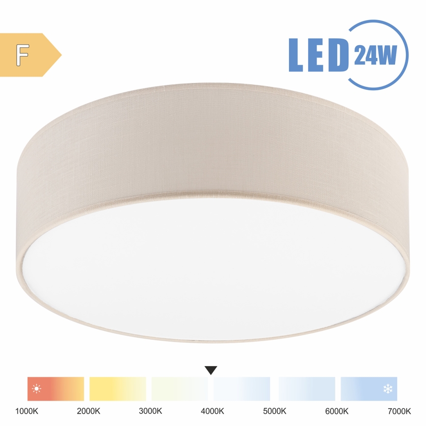 Brilagi - LED Stropní svítidlo SIRIJA LED/24W/230V pr. 45 cm krémová