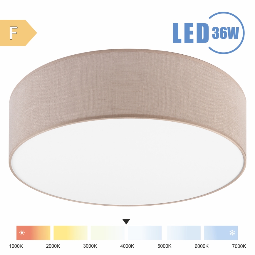 Brilagi - LED Stropní svítidlo SIRIJA LED/36W/230V pr. 45 cm béžová
