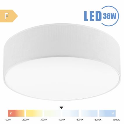Brilagi - LED Stropní svítidlo SIRIJA LED/36W/230V pr. 45 cm bílá