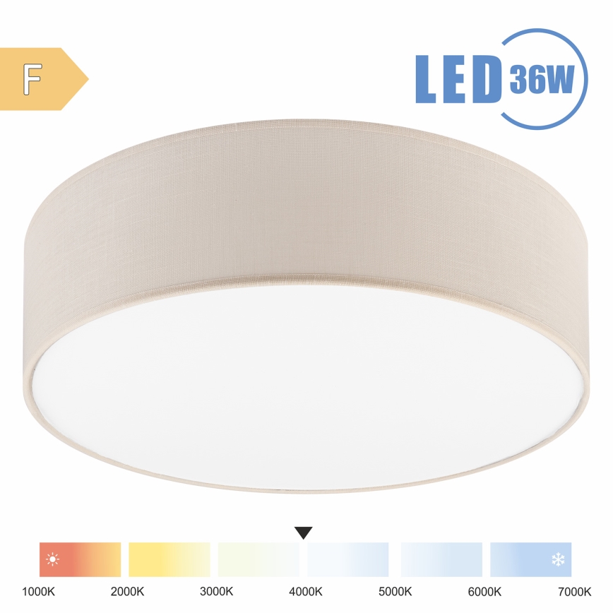 Brilagi - LED Stropní svítidlo SIRIJA LED/36W/230V pr. 45 cm krémová