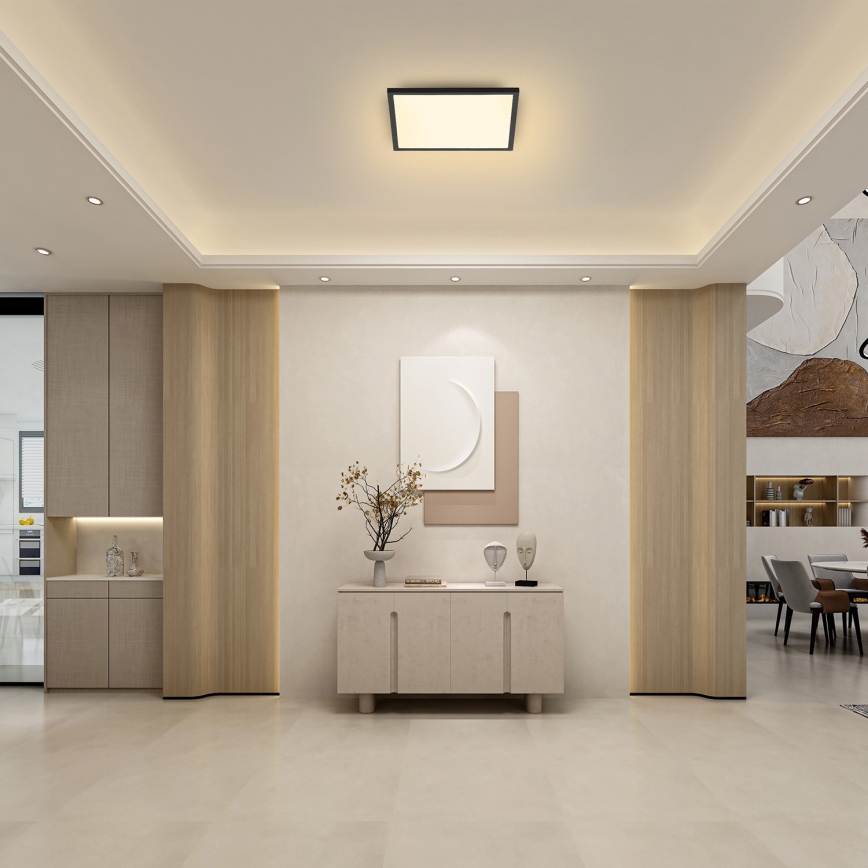 Brilagi - LED Stropní svítidlo SLIMFRAME LED/25W/230V 30x30 cm černá