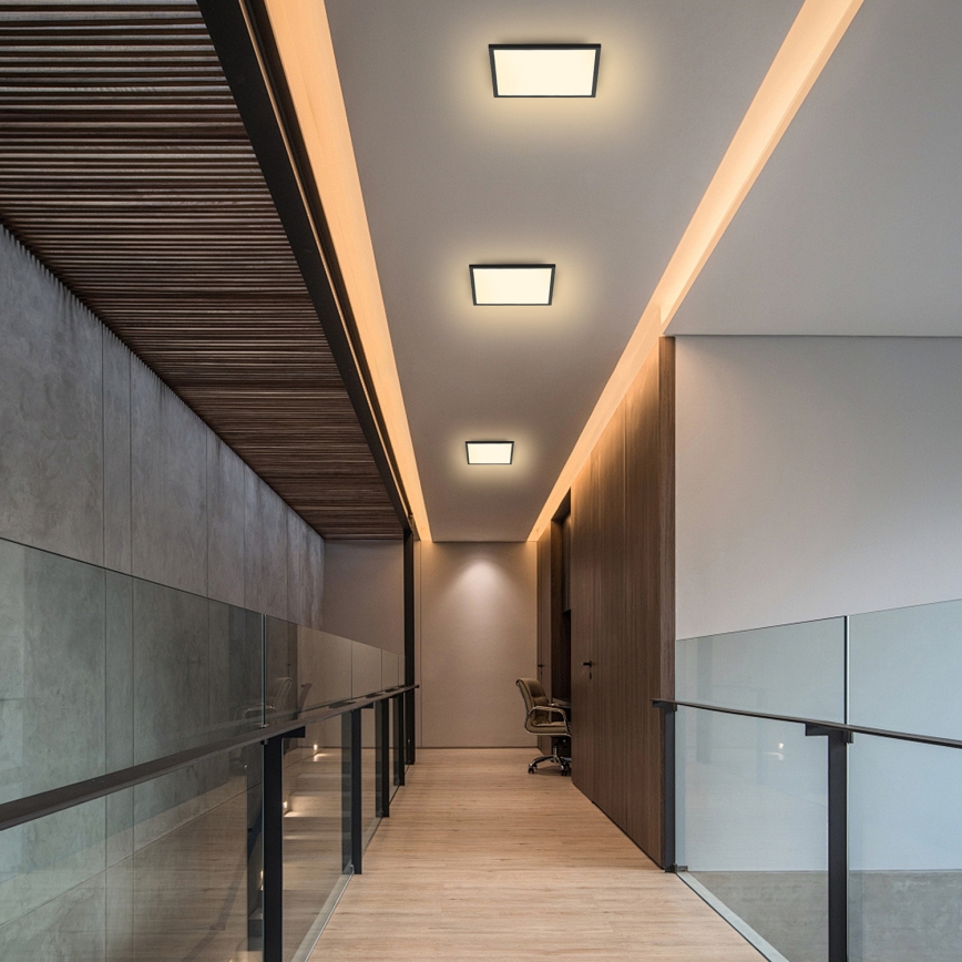Brilagi - LED Stropní svítidlo SLIMFRAME LED/25W/230V 30x30 cm černá