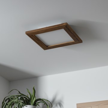 Brilagi - LED Stropní svítidlo SLIMFRAME WOOD LED/25W/230V 34x34 cm hnědá