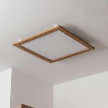 Brilagi - LED Stropní svítidlo SLIMFRAME WOOD LED/58W/230V 64x64 cm hnědá