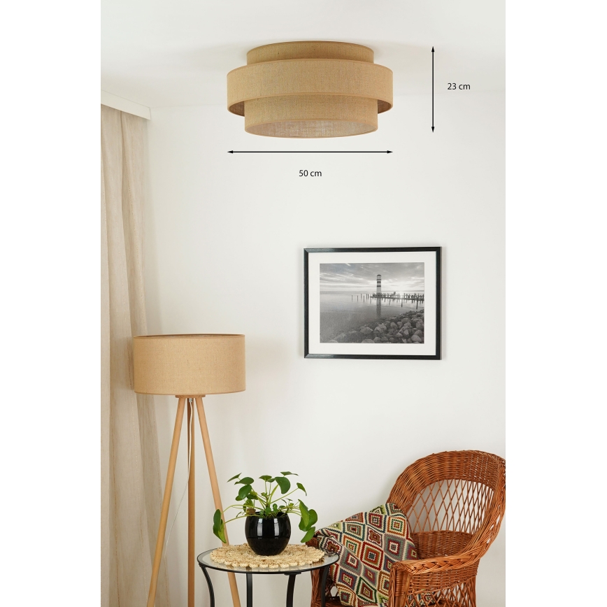 Brilagi - LED Stropní svítidlo SPACE YUTE LED/12W/230V pr. 50 cm 3000K/4000K/6400K béžová