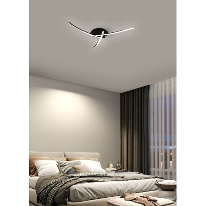 Brilagi - LED Stropní svítidlo STRIPES LED/24W/230V černá