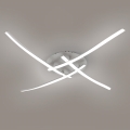 Brilagi - LED Stropní svítidlo STRIPES LED/32W/230V 60x60 cm stříbrná