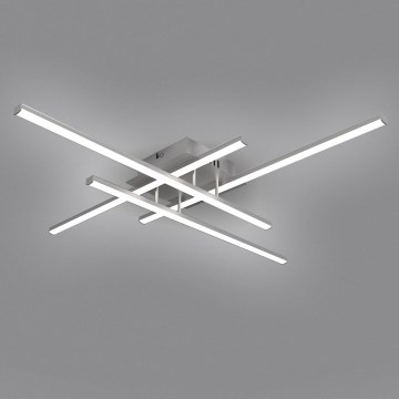 Brilagi - LED Stropní svítidlo STRIPES LED/37W/230V 68x68 cm stříbrná