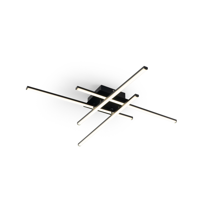 Brilagi - LED Stropní svítidlo STRIPES LED/37W/230V 68x68 cm černá