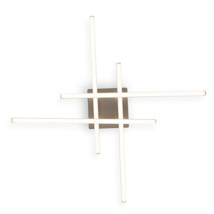 Brilagi - LED Stropní svítidlo STRIPES LED/37W/230V 68x68 cm stříbrná