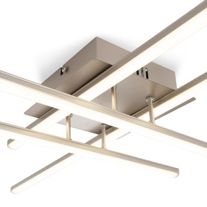 Brilagi - LED Stropní svítidlo STRIPES LED/37W/230V 68x68 cm stříbrná