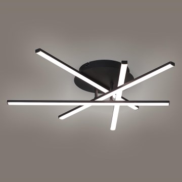 Brilagi - LED Stropní svítidlo STRIPES LED/40W/230V 60x60 cm černá