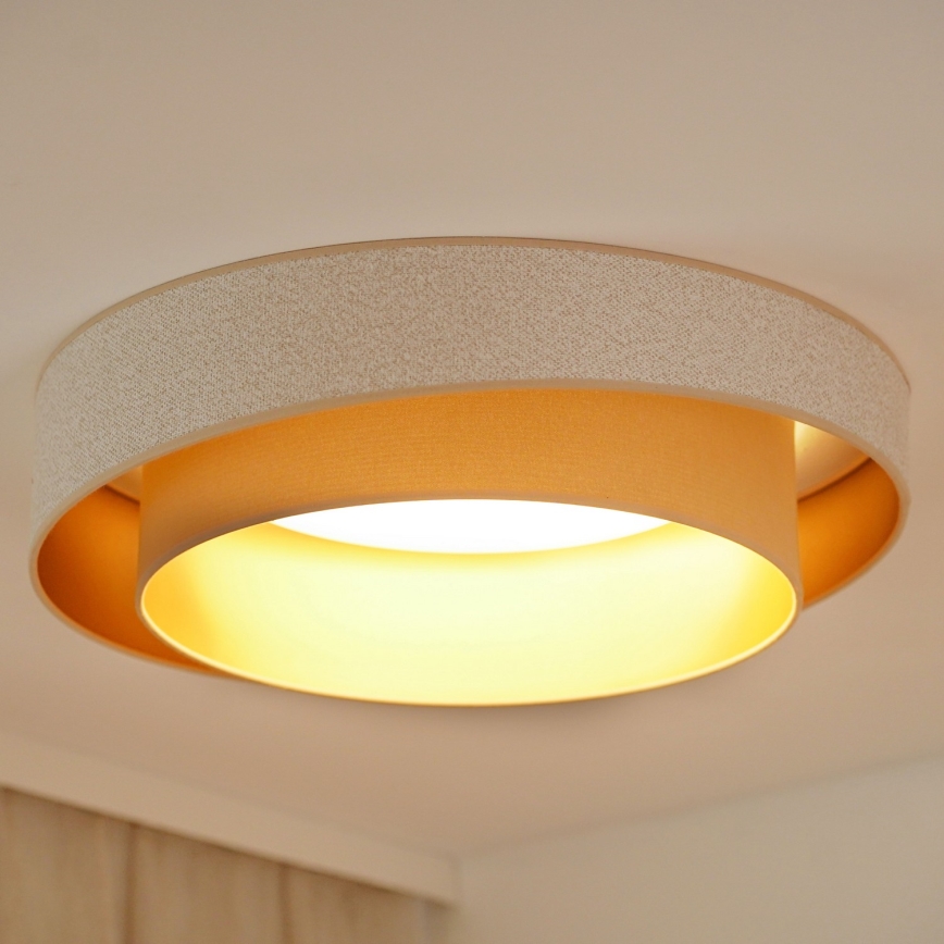 Brilagi - LED Stropní svítidlo VEGAS SHINE LED/24W/230V pr. 60 cm béžová/krémová