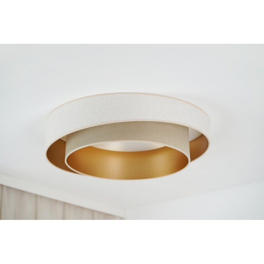 Brilagi - LED Stropní svítidlo VEGAS SHINE LED/24W/230V pr. 60 cm béžová/krémová