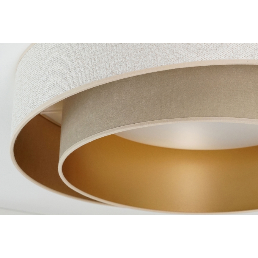 Brilagi - LED Stropní svítidlo VEGAS SHINE LED/24W/230V pr. 60 cm béžová/krémová