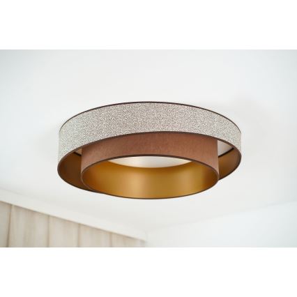 Brilagi - LED Stropní svítidlo VEGAS SHINE LED/24W/230V pr. 60 cm hnědá