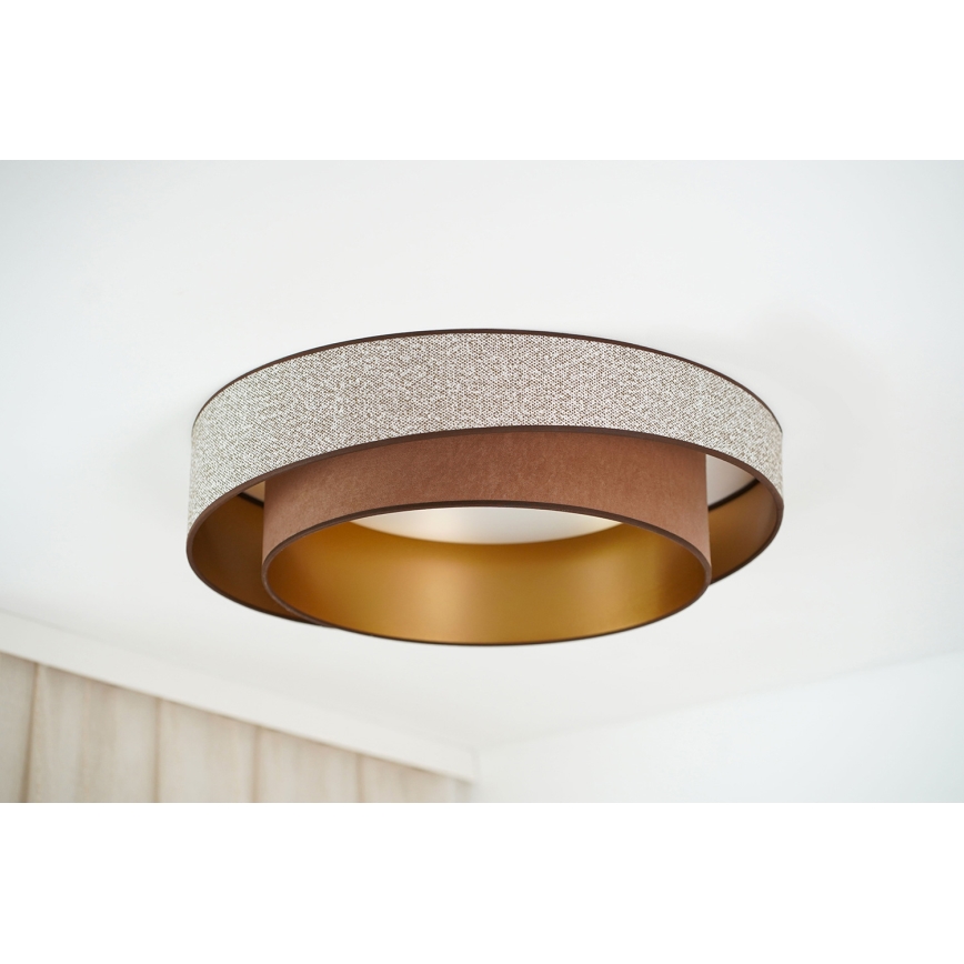 Brilagi - LED Stropní svítidlo VEGAS SHINE LED/24W/230V pr. 60 cm hnědá