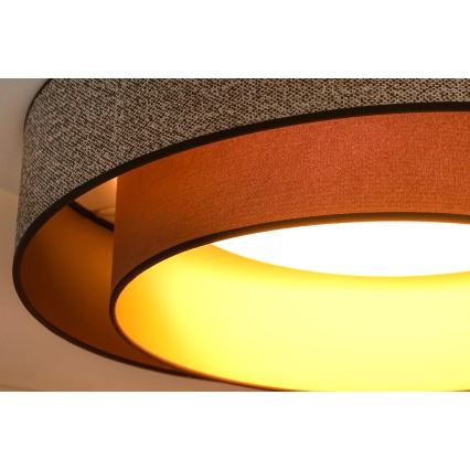 Brilagi - LED Stropní svítidlo VEGAS SHINE LED/24W/230V pr. 60 cm hnědá