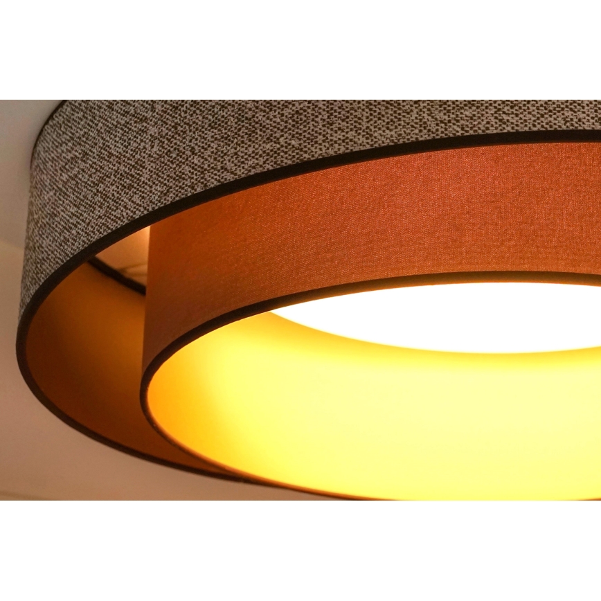Brilagi - LED Stropní svítidlo VEGAS SHINE LED/24W/230V pr. 60 cm hnědá