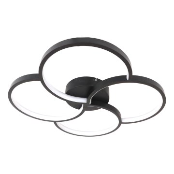 Brilagi - LED Stropní svítidlo VELO LED/42W/230V 4000K pr. 52 cm černá