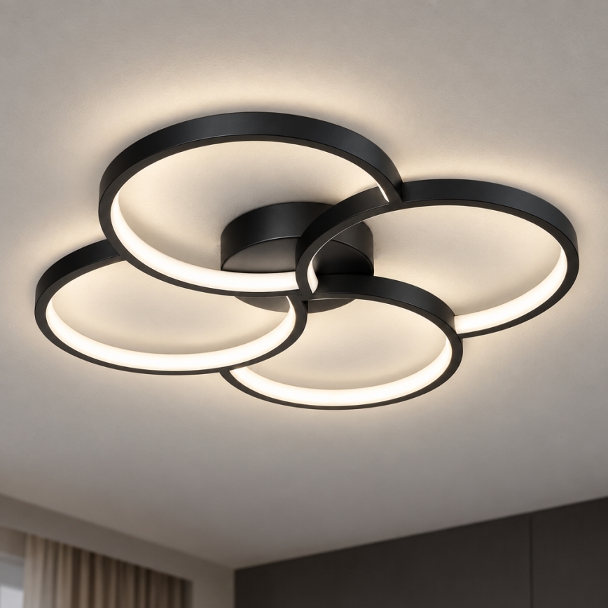 BRILAGI - LED Stropní svítidlo VELO LED/42W/230V 4000K pr. 52 cm černá