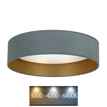 Brilagi - LED Stropní svítidlo VELVET LED/12W/230V pr. 30 cm 3000K/4000K/6400K mintová/zlatá