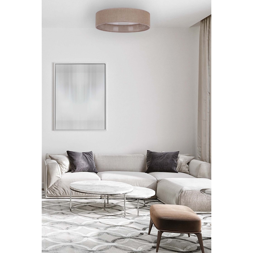 Brilagi - LED Stropní svítidlo VELVET LED/24W/230V pr. 40 cm 3000/4000/6400K hnědá
