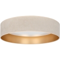 Brilagi - LED Stropní svítidlo VELVET SIMPLE LED/24W/230V 3000K pr. 45 cm krémová/zlatá