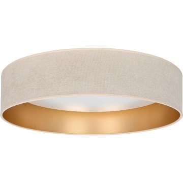 Brilagi - LED Stropní svítidlo VELVET SIMPLE LED/24W/230V 3000K pr. 45 cm krémová/zlatá