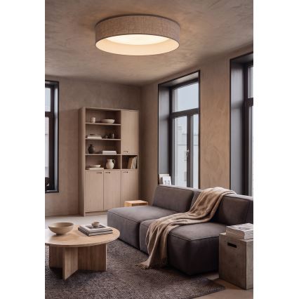 Brilagi - LED Stropní svítidlo VELVET SIMPLE LED/24W/230V 3000K pr. 45 cm šedá