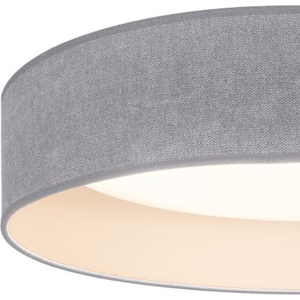 Brilagi - LED Stropní svítidlo VELVET SIMPLE LED/24W/230V 3000K pr. 45 cm šedá