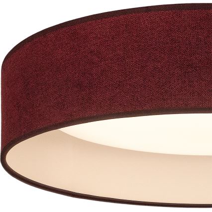 Brilagi - LED Stropní svítidlo VELVET SIMPLE LED/24W/230V 3000K pr. 45 cm vínová