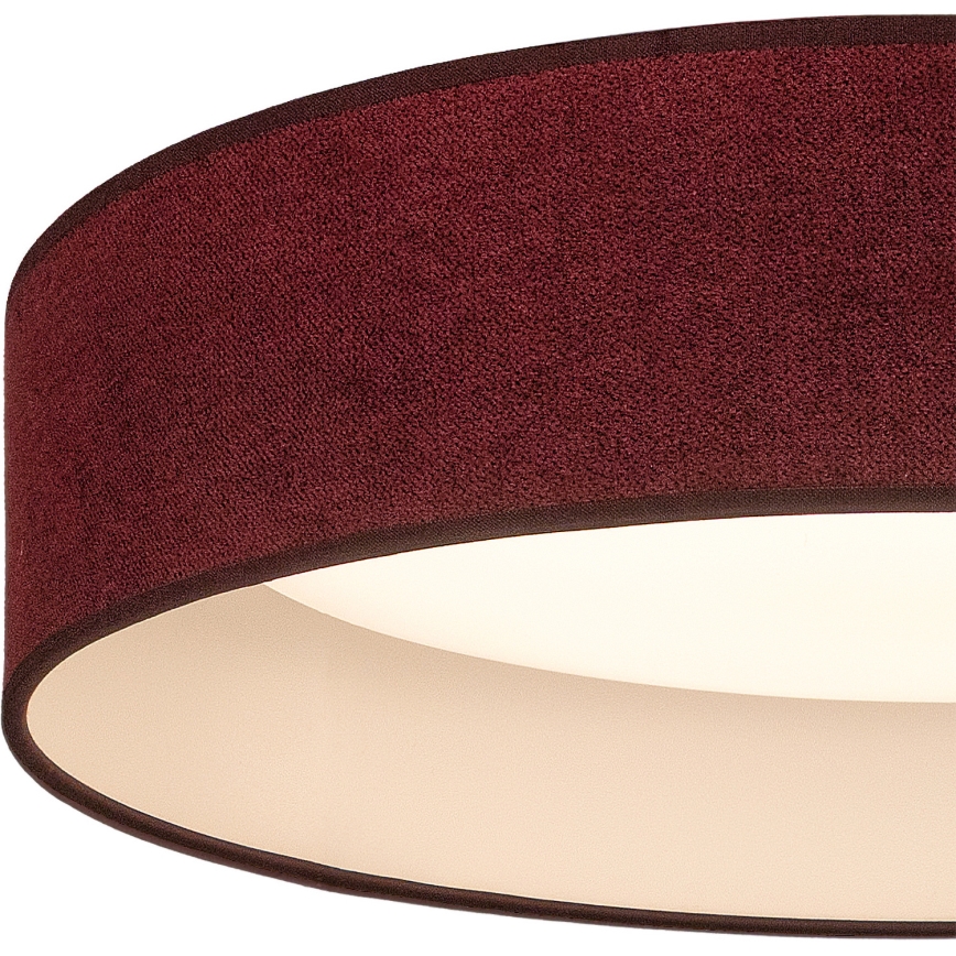 Brilagi - LED Stropní svítidlo VELVET SIMPLE LED/24W/230V 3000K pr. 45 cm vínová
