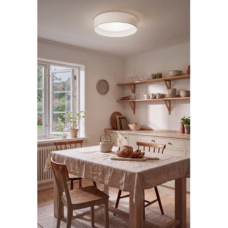 Brilagi - LED Stropní svítidlo VELVET SIMPLE LED/24W/230V 4000K pr. 45 cm bílá