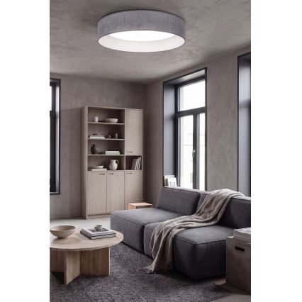 Brilagi - LED Stropní svítidlo VELVET SIMPLE LED/24W/230V 4000K pr. 45 cm šedá