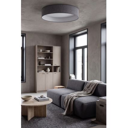 Brilagi - LED Stropní svítidlo VELVET SIMPLE LED/24W/230V 4000K pr. 45 cm šedá