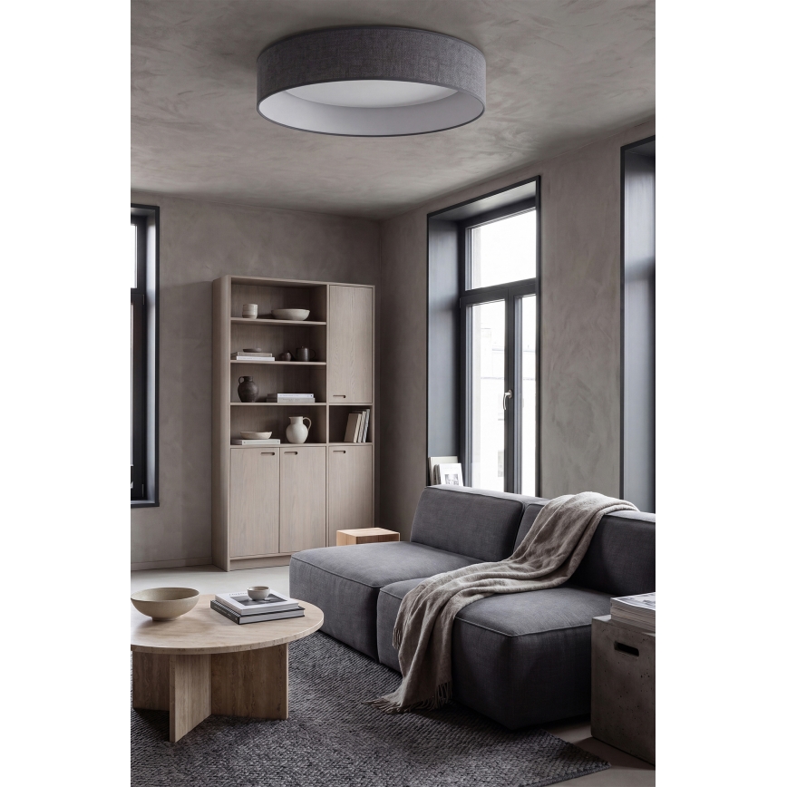 Brilagi - LED Stropní svítidlo VELVET SIMPLE LED/24W/230V 4000K pr. 45 cm šedá