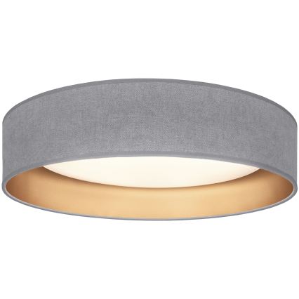 Brilagi - LED Stropní svítidlo VELVET SIMPLE LED/24W/230V 4000K pr. 45 cm šedá/zlatá