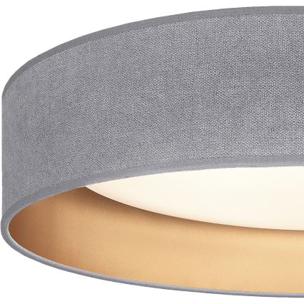 Brilagi - LED Stropní svítidlo VELVET SIMPLE LED/24W/230V 4000K pr. 45 cm šedá/zlatá