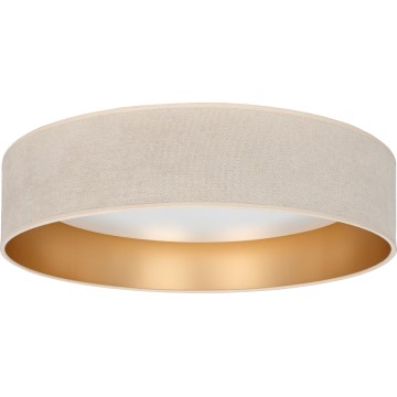 Brilagi - LED Stropní svítidlo VELVET SIMPLE LED/36W/230V 3000K pr. 55 cm krémová/zlatá