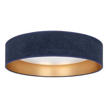 Brilagi - LED Stropní svítidlo VELVET SIMPLE LED/36W/230V 3000K pr. 55 cm modrá/zlatá