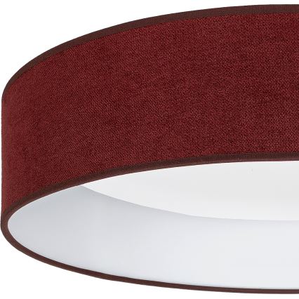 Brilagi - LED Stropní svítidlo VELVET SIMPLE LED/36W/230V 3000K pr. 55 cm vínová