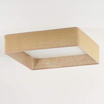 Brilagi - LED Stropní svítidlo VELVET SQUARE LED/24W/230V 43x43 cm hnědá