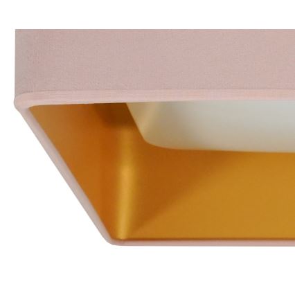 Brilagi - LED Stropní svítidlo VELVET SQUARE LED/24W/230V růžová